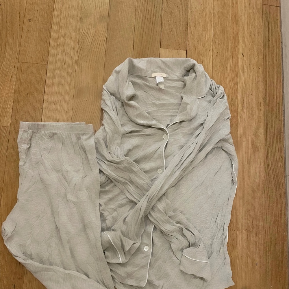 Eberjey Gisele Tuxedo Slim PJ Set (M)